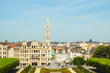 Mont des Arts and a garden in Brussels