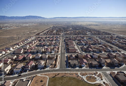 Photo: Western US Suburban Sprawl Aerial Western US Suburban Sprawl Aerial