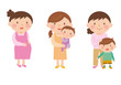 子育てする女性