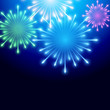 beautiful vector fireworks