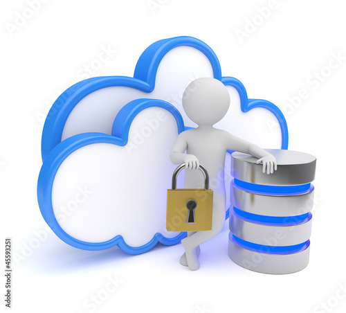 Illustration: Cloud Sicherheit Cloud Sicherheit