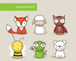 Vector: Animal set Animal set