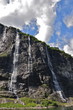 Geirangerfjord, Wasserfälle "Die Sieben Schwestern", Norwegen