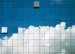 Blue sky and building