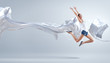 Modern style dancer posing