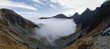 upper part of Smutna dolina in western part of Tatra mountains