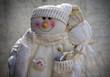 Muñeco de nieve con regalos
