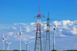 Windrad eines Wind Kraftwerkes für Strom