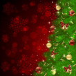 Christmas tree with baubles