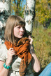 Photo: The girl has a rest outdoors The girl has a rest outdoors