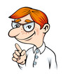 Red hair student