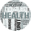 Human Physiology Word Cloud Concept