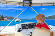 little captain of tropical boat