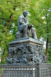 The monument to russian fabulist Ivan Krylov