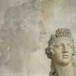 Antique statue background