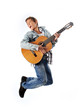 Photo: Child plays guitar Child plays guitar