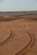 Piste dans le sahara Libyen
