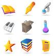 Icons for education and knowlegde