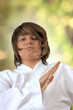 Young Karate Fighter