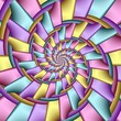 Multicolored Spiral