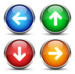 Vektor Pfeiltasten Buttons