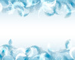 feather shines background