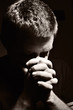 Praying man.