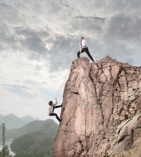 Photo: Climbing to the Success Climbing to the Success