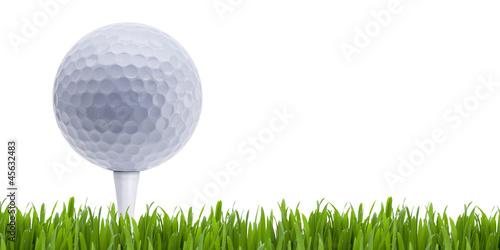 Photo: Golfball auf Tee Golfball auf Tee
