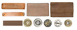 jeans labels and buttons