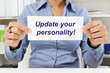 Update your personality ... Schriftzug