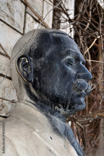 Photo: statue of man with mustache statue of man with mustache