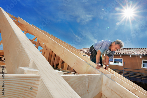 Photo: carpenter at work carpenter at work