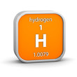 Hydrogen material sign