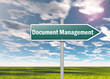 Signpost "Document Management"