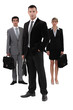 Serious businesspeople