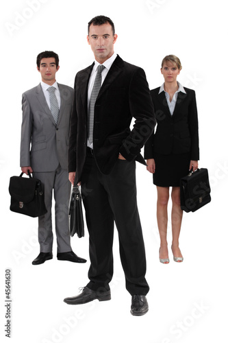 Photo: Serious businesspeople Serious businesspeople