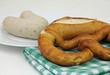 Laugenbrezel mit Weißwürste