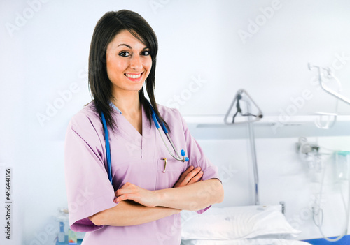 Photo: Beautiful nurse portrait Beautiful nurse portrait