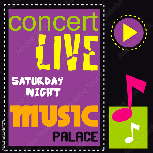 Vector: affiche, concert, musique, signalétique, invitation, affiche, concert, musique, signalétique, invitation,