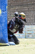 Photo: Paintball player in action Paintball player in action