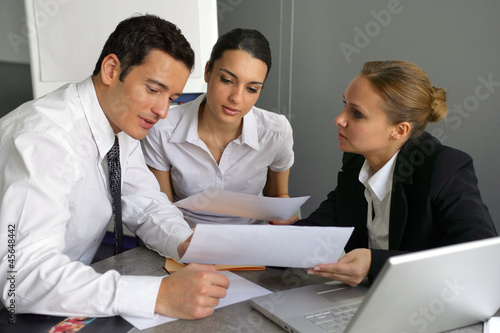 Photo: Office discussion Office discussion