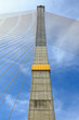 Rama VIII bridge landmark of Bangkok Thailand