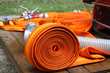 Schläuche der Feuerwehr
