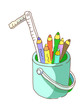 icon pencils
