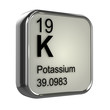 3d Periodic Table - 19 Potassium