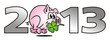 2013 Silvester Running Pig