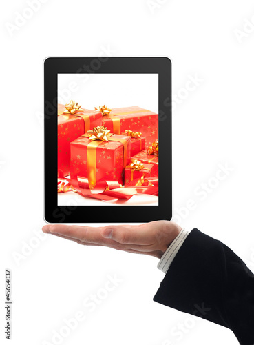 Photo: Tablette tactile remplies de cadeaux Tablette tactile remplies de cadeaux