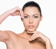 Young woman with beautiful face