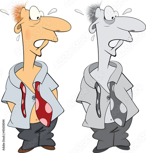 Vector: Office worker cartoon Office worker cartoon